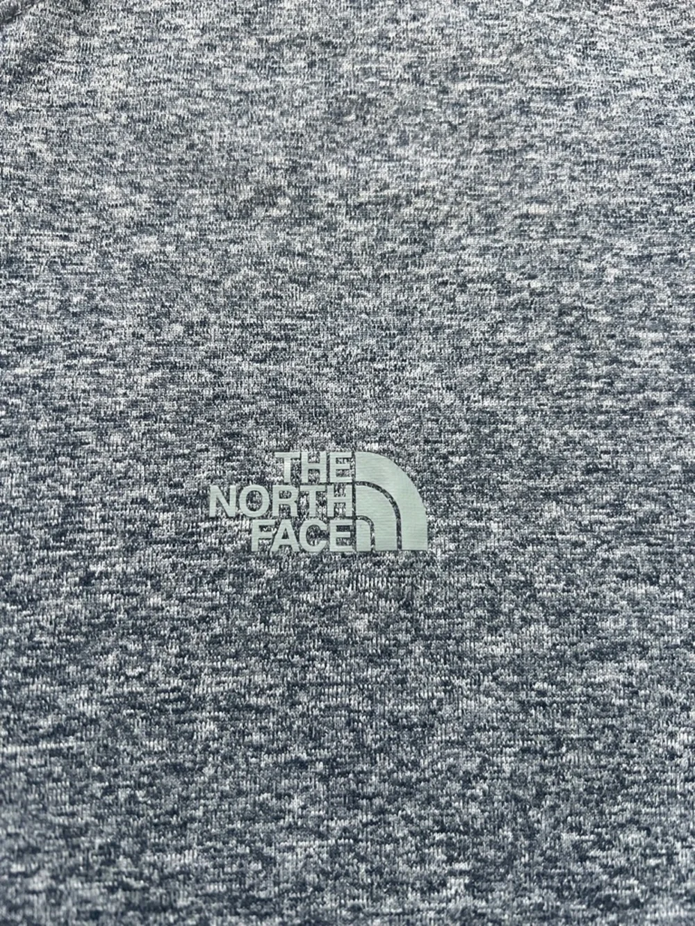 The North Face Men’s Short-Sleeve VaporWick Heathered Gray Crew Tee - Size XL